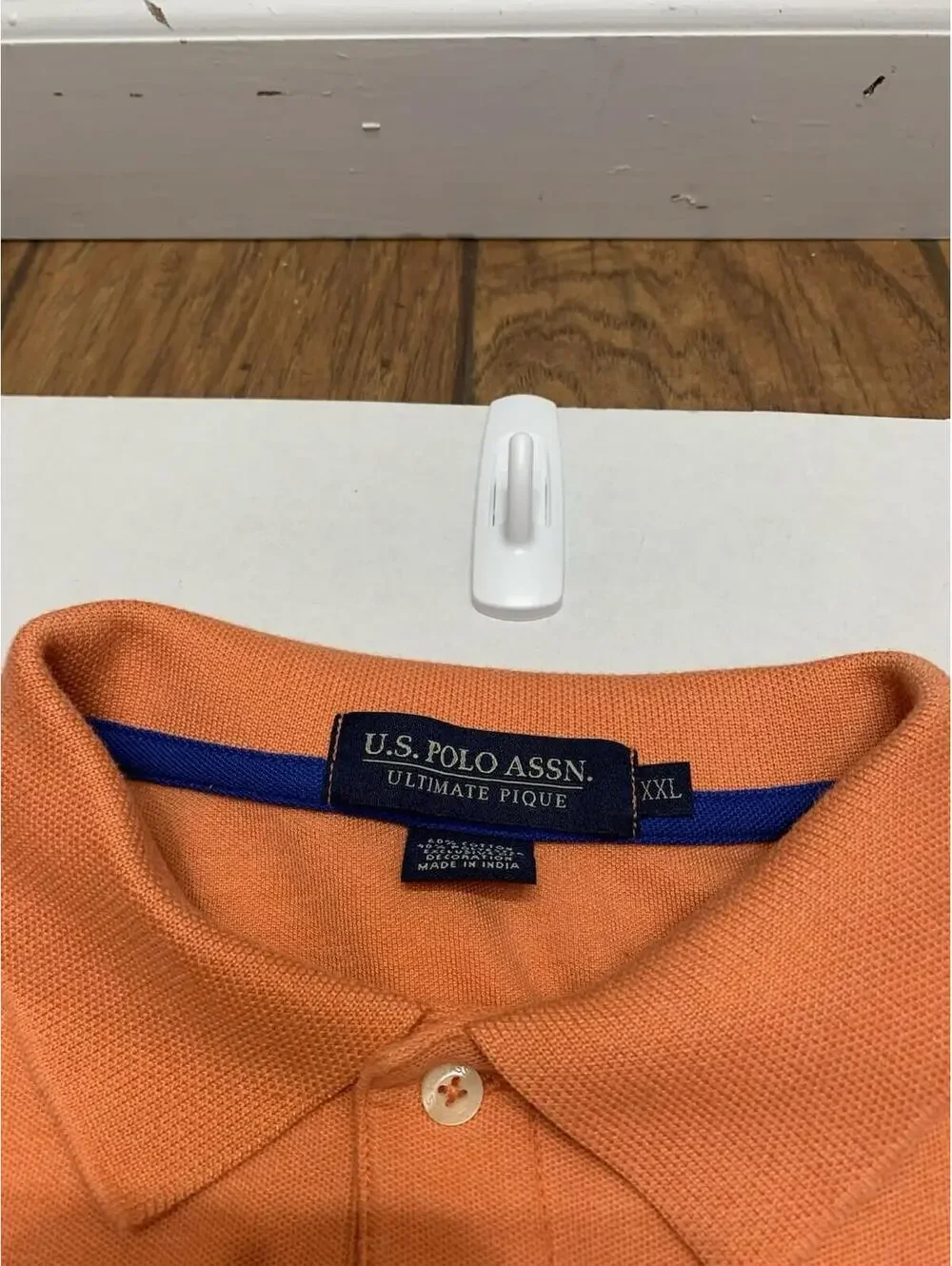 Ralph Lauren Us Polo Association Pique Mens Golf Shirt Apricot Size XXL